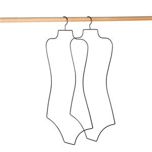 Last set! Black Wire Hanger Set bikini lingerie swimwear display selling